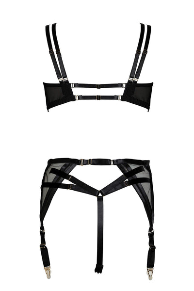 Mia 3 Piece Leather Lingerie Set • Something Wicked • Made in England ...