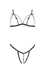 Mia Open Cup Lingerie Set Fishbelly