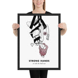 Bitcoin Art in Frame • Lissa x Strong Hands Wolfmumma