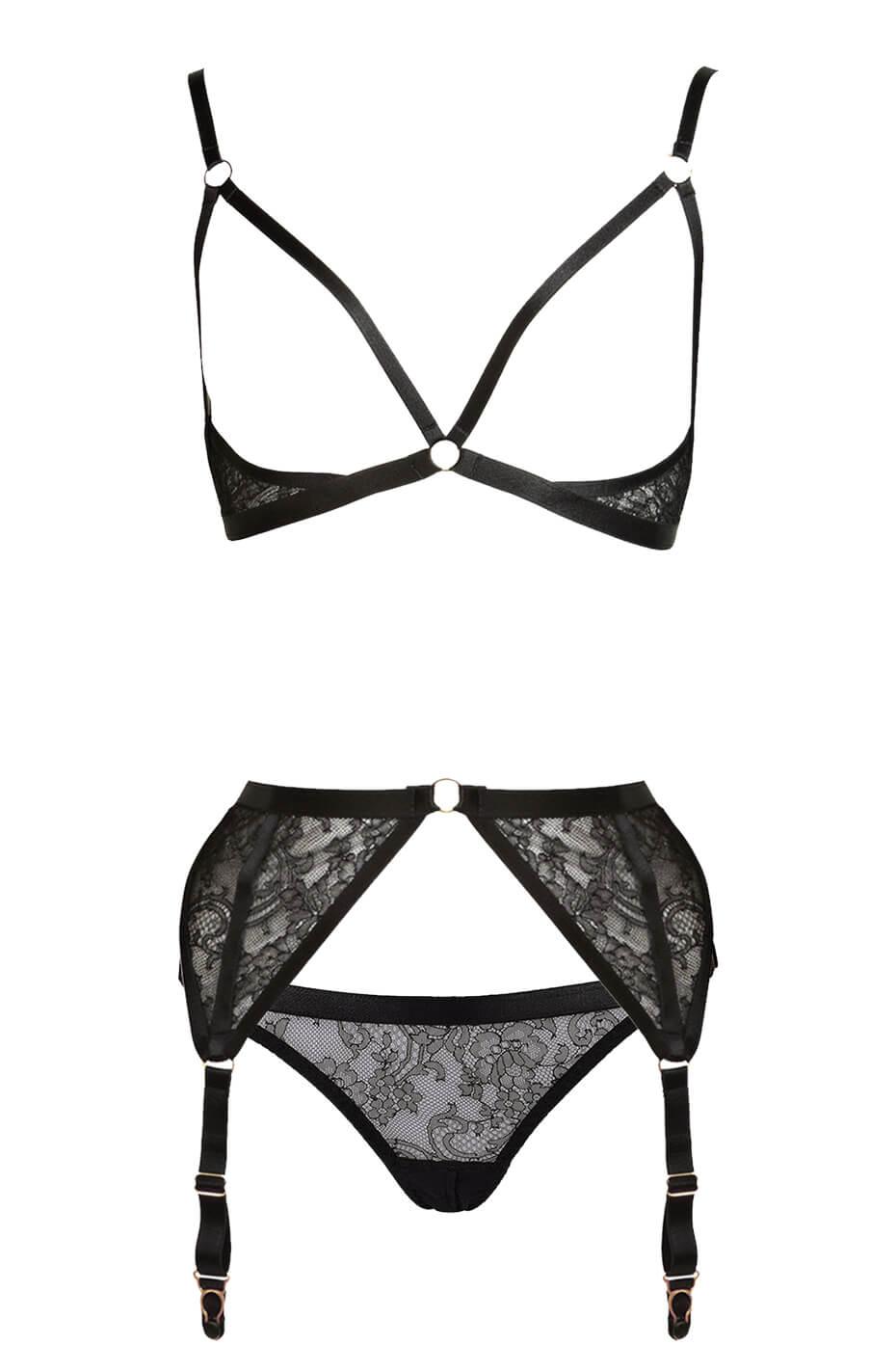 Annabel Chantilly Lace Lingerie Set • Something Wicked • Made in UK ...