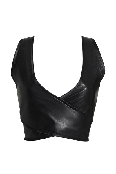 Lexi Soft Cup Leather Bra Something Wicked