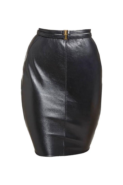 Nina Leather Skirt Something Wicked