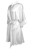 Arctic White Silk Kimono Rusalka Lingerie